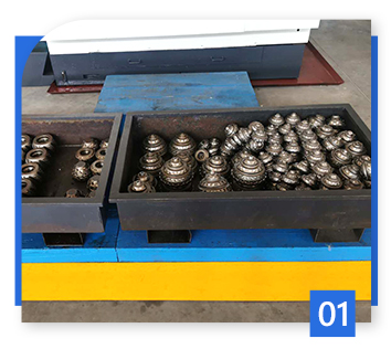 Forging Processing Type 4 3/4 211/241 IADC Tricone Roller bits Mining steel drill bit
