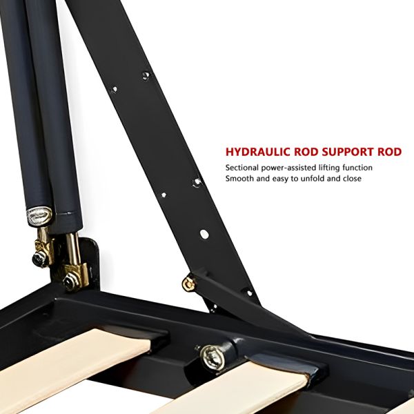 Concealed Space-saving Hardware Kit White Vertical Foldable Mechanism Murphy Wall Bed