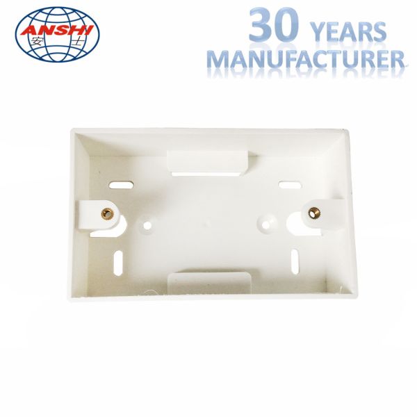 1 Gang Wall ABS Surface Mount Back Box For Us Network Face Plate