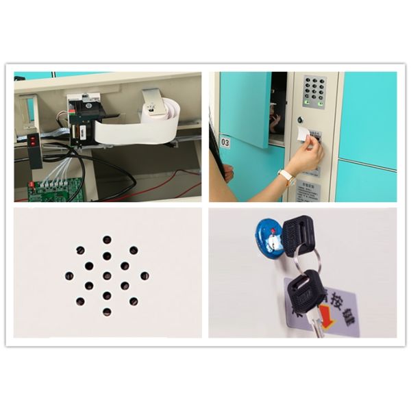 Waterproof Safety Steel Locker Barcode System Smart Electronic Locker