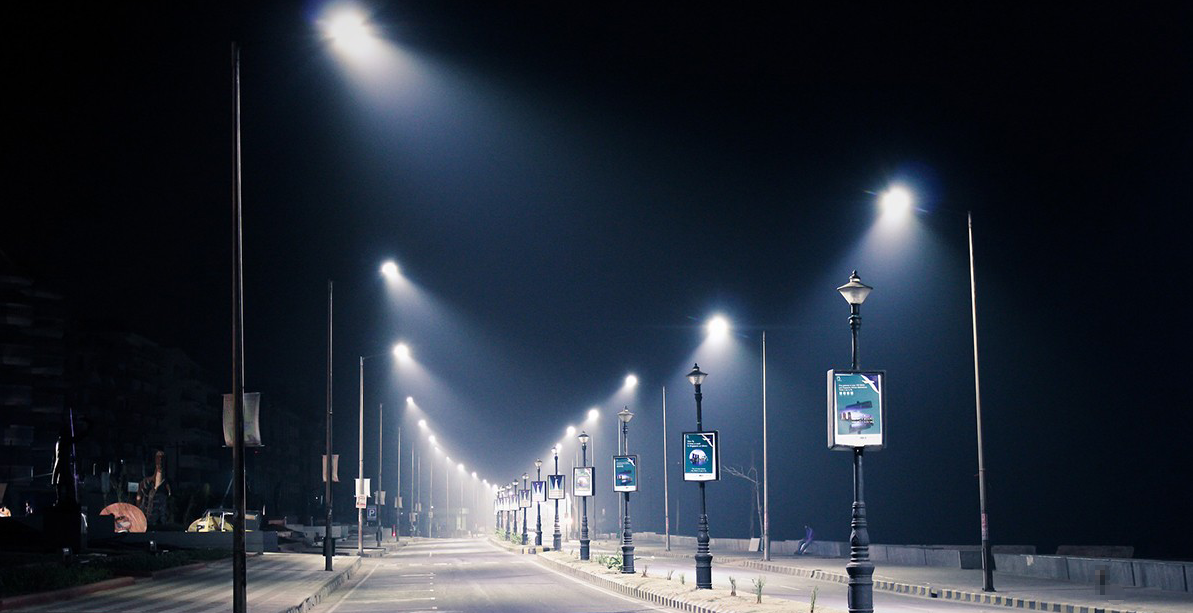 Public Waterproof Led Street Lights , Led Roadway Lighting Energy Saving