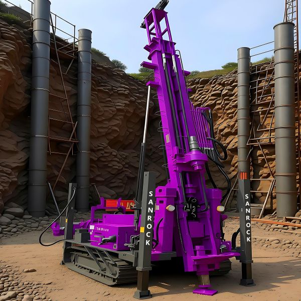 Hydraulic Core Drilling Rig Geological Mobile Drilling Rig High Efficiency Rotary Core Drilling Machine