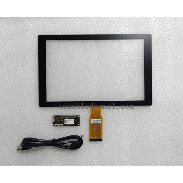 12.1'' Widescreen PCAP Touch Screen with Chemically Tempered Glass 10 Points Finger Touch and Anti-glare Surface Treatment