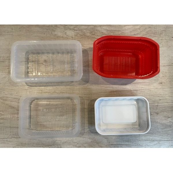 Egg Meal Tray Sealing Machine Wrapping Bench Top Tray Sealer