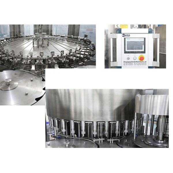 Automatic Spring Water Plastic Bottle Washing Filling Capping Machine 3 In 1 Low Noise