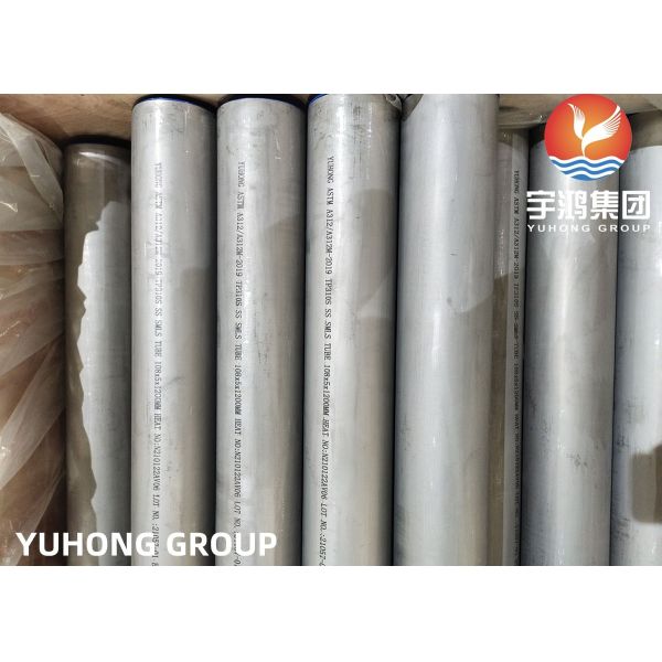 Round ASTM A312 TP310S Stainless Steel Seamless Pipe Eddy Current Test
