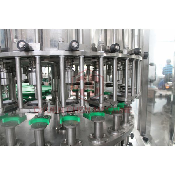 Touch Screen Glass Bottle Filling Machine Automatic Rotary High Efficency