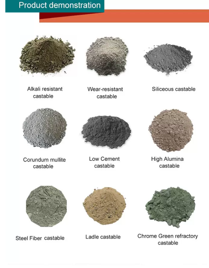 Lining Unshaped Conventional Dense Refractory Castable For Furnace