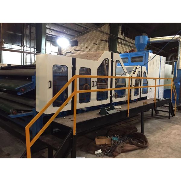 PET Thermal Bonding Machine For Mattress / Sofa , Polyester Wadding Production Line