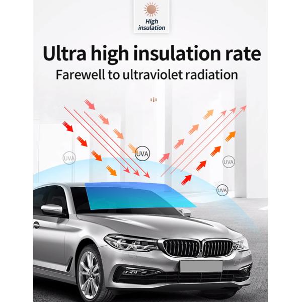UV Reflective Auto Solar Control Sputter Process Car Window Tint Metallic Sputter Coating Car Sun Film