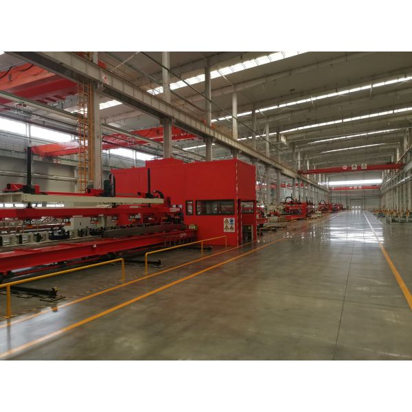 60mm Punching Diameter CNC Light Truck Flat Plate Beam Punch Machine Line 50m/Min X-Axis Speed