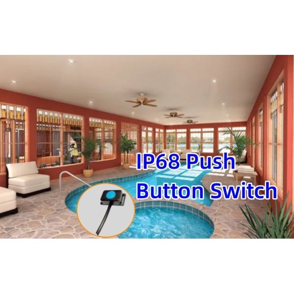 TUV Industrial Push Button 1.5A 250VAC Waterproof Push Button Switch 12v