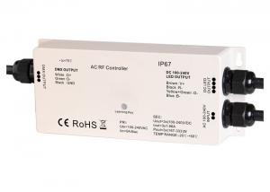 Quality High Voltage LED Strip RF - DMX Controller , 3 Channel Dmx Decoder RGB Max 5A IP67 for sale