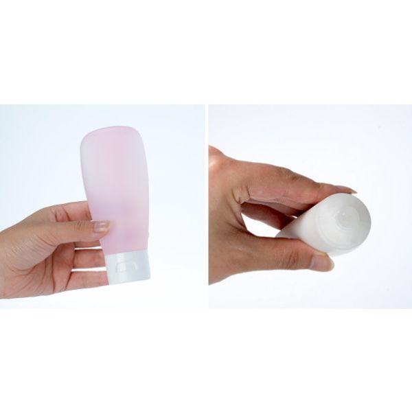 Travel Refillable Squeeze Tube , Space Saving Empty Lotion Squeeze Tubes