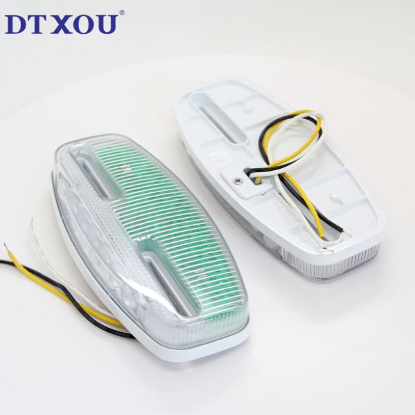 Universal 100% Waterproof 12V-24V Rectangular LED Car Warning Light