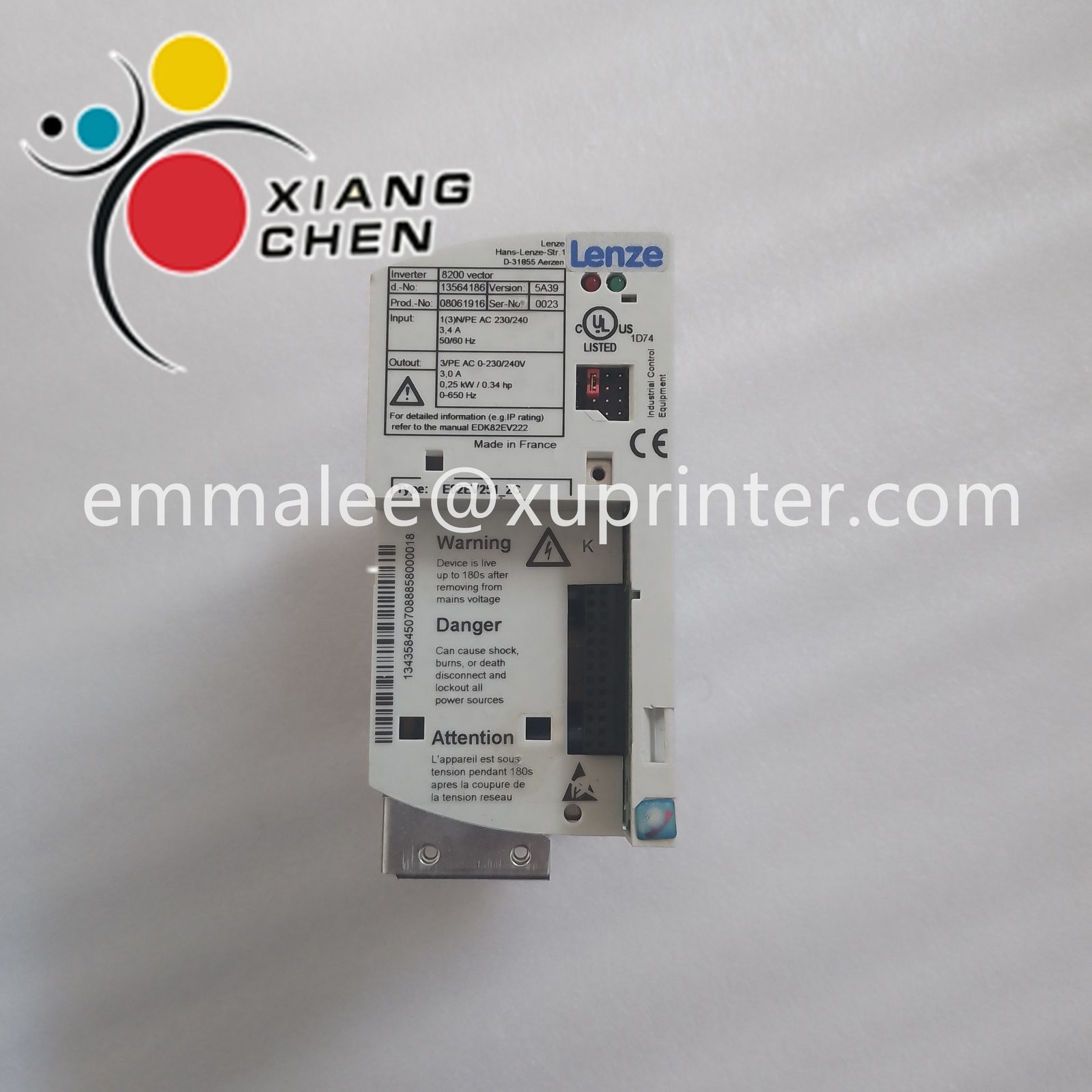 EA original new E82EV251_2C frequency converter Excluding program for Printing machines