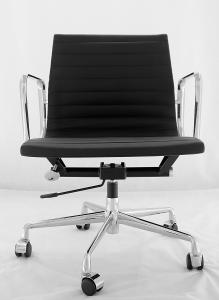 Contemporary Executive Leather Office Chair Soft Pad Back Wear Resistant