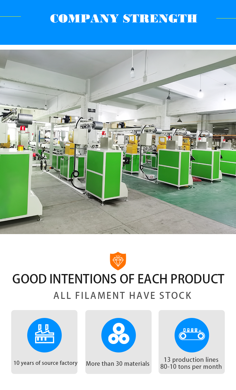 China's Premium Quality Fluor Red ABS PLA Filament New Technology 3D Printer Plastic Rods