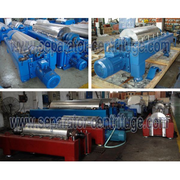Solid Bowl 3 Phase Centrifuge with Horizontal Structure for Fish Oil