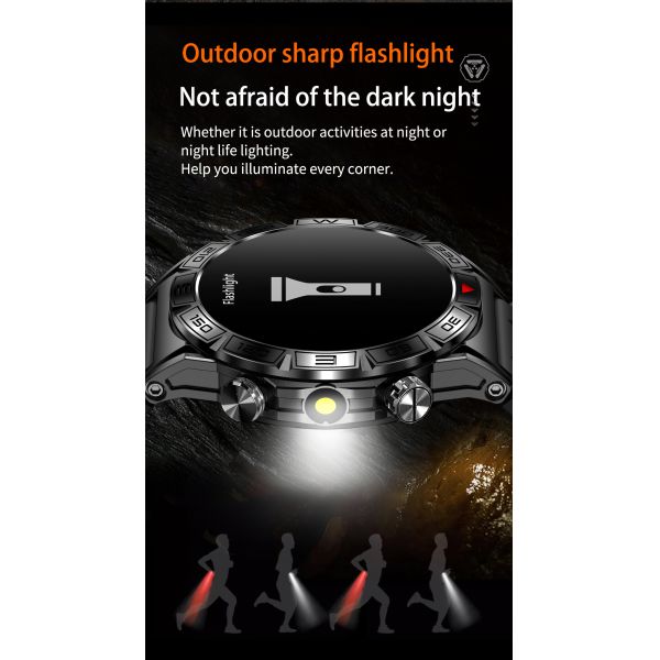 Adjustable Brightness Circle Shape Smartwatch 8 Menu Styles Round Shape Mobile Watch