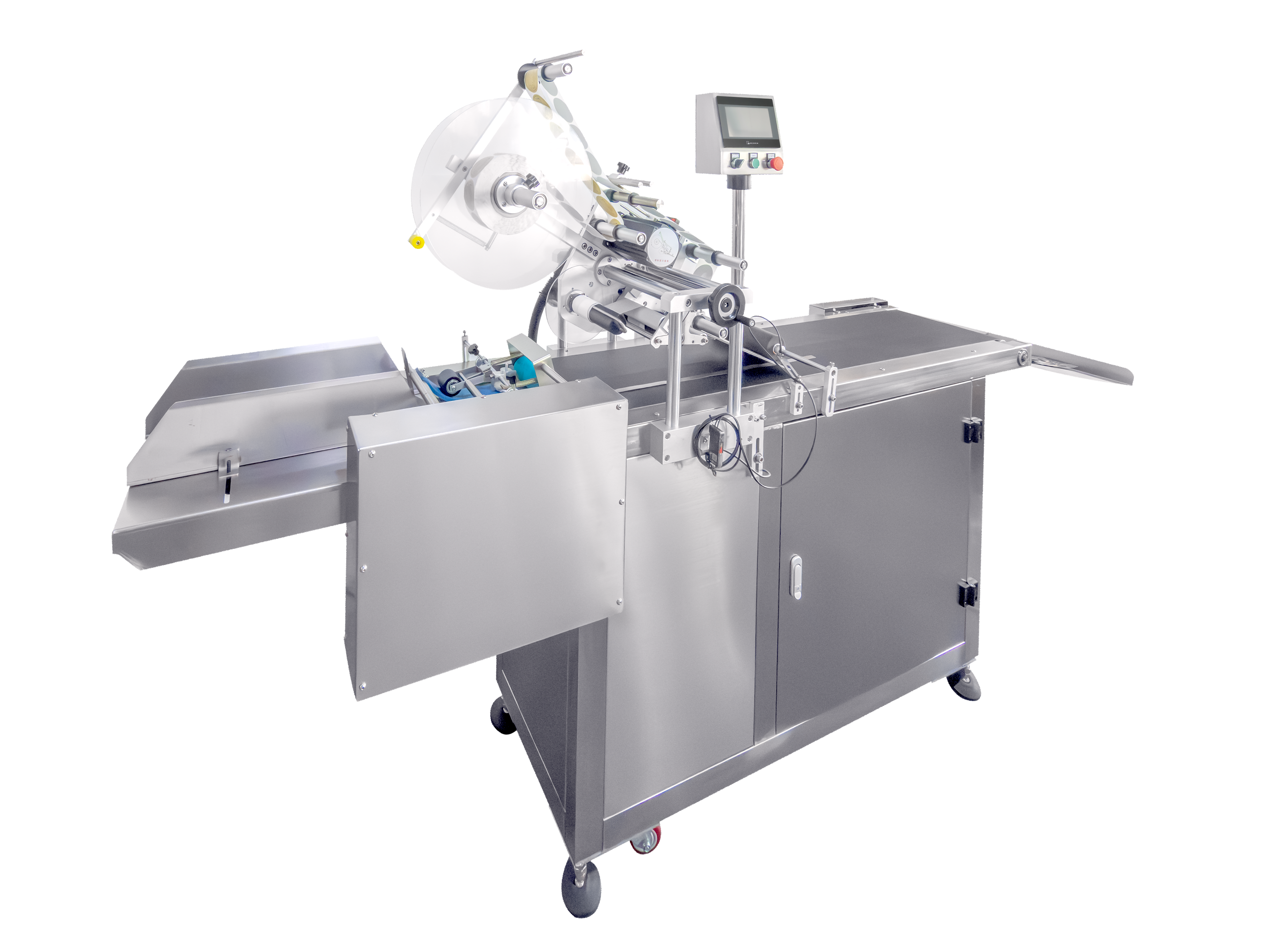 Automatic Flat Surface Label Applicator Bag Labeling Machine Plastic and Paper Label Sticker Applicator