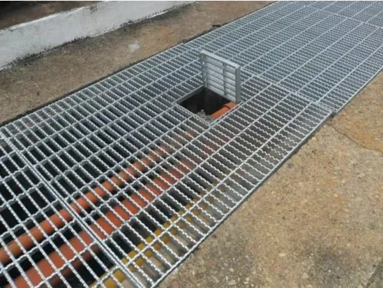 Galvanized Serrated Style Steel Grating for Safe and Customizable Platform Walkways