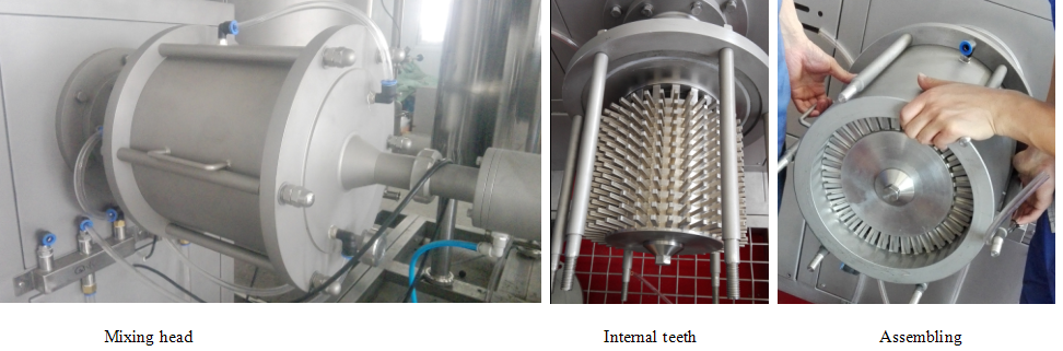 European Technology Cake Batter Dissolver with High efficiency Mixing Head