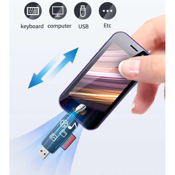 Face ID Type C Android Mini Smartphone 4G XS15 PRO EU Version Mini Small Smartphone