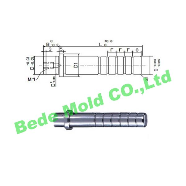 Stamping Dies Angular Pins Guide Pillar And Bush Plastic Mould Components