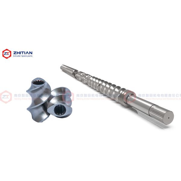 High Wear Resistant Twin Screw Extruder Screw Elements for Plastic Compounding