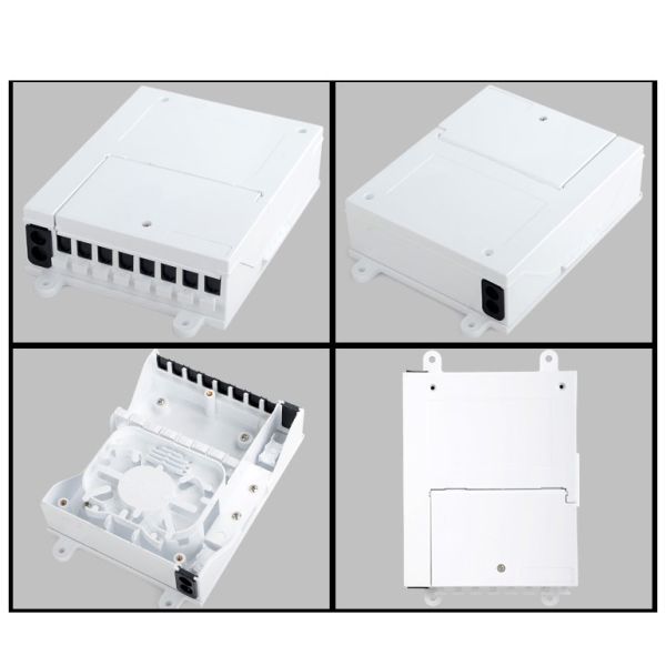 FTTH Indoor / Outdoor Termination Fiber Optic Distribution Box Plastic 1.45kg