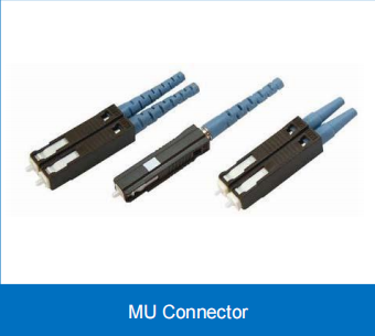 MU Connector SM/MM FTTH close-up view