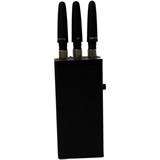 China Portable 3G GSM CDMA Cell Phone Signal Jammer 25dBm For Office , 3 Antenna on sale