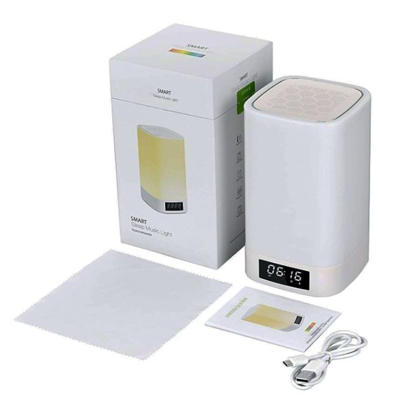 4.0 Version Bluetooth Speaker Alarm Clock , FM Radio Bluetooth Speaker With Clock