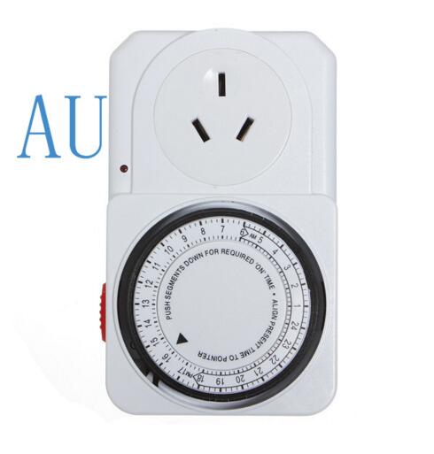 220V Programmable Grounded Plug In Timer socket