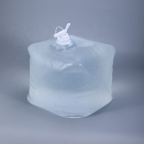 10l 20l Plastic Cubitainer Bag in Box without Handle Foldable Jerry Can with Holes Tap