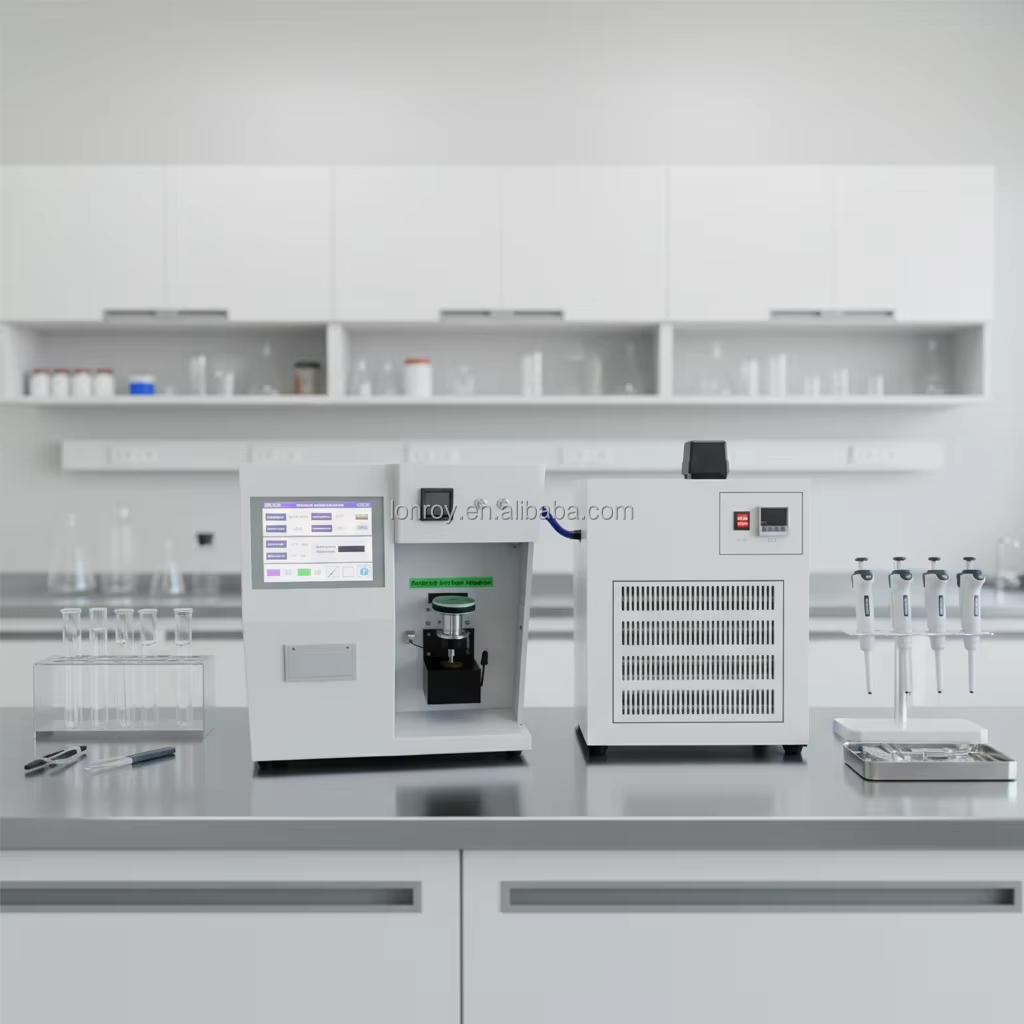 ASTM D5293 Apparent Viscosity Analyzer Engine Oil Apparent Viscosity Tester Color LCD Touch Screen Apparent Petroleum Te