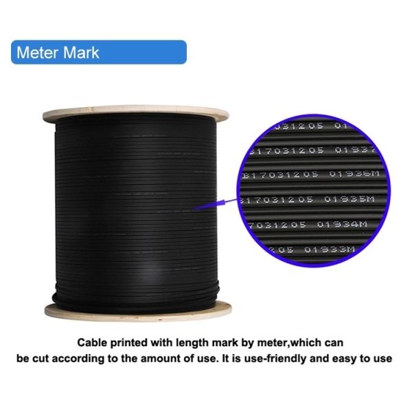 1F 2F Outdoor Aerial Optical Fiber Drop Cable FTTH LSZH Material Singlemode G.657A Cable GJYXFCH