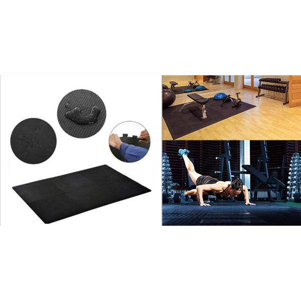 Heavy Duty Foam Workout Mat High Density Sponge Easy Transportation