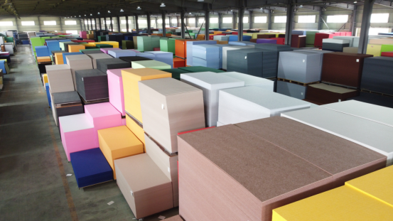 Sound Proof Fireproof 9Mm Decorative Acoustic Panel 48 Colors