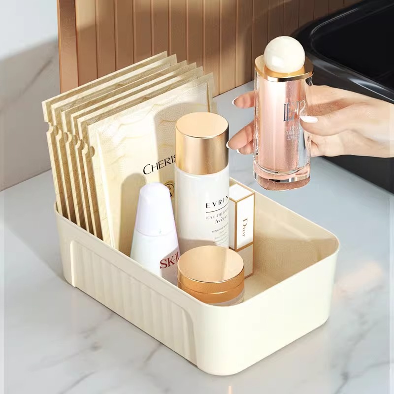 Versatile Modular Drawer System Heavy Duty Plastic Rectangular Keeper for Beauty Products Snacks Toys Desktop Storage Box