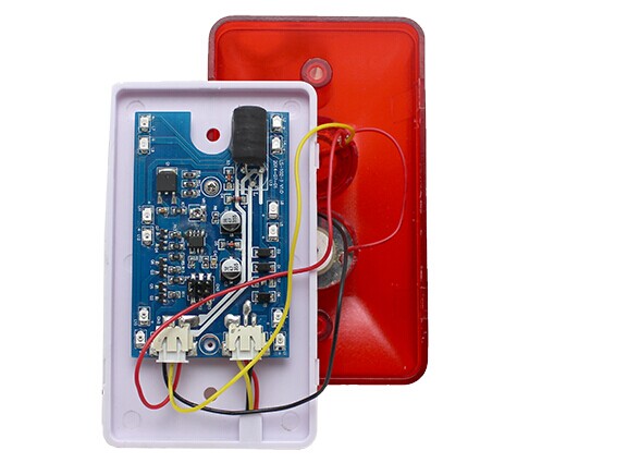 Security Alarm Siren 105DB Flash & Sound Siren Red / Blue Optional