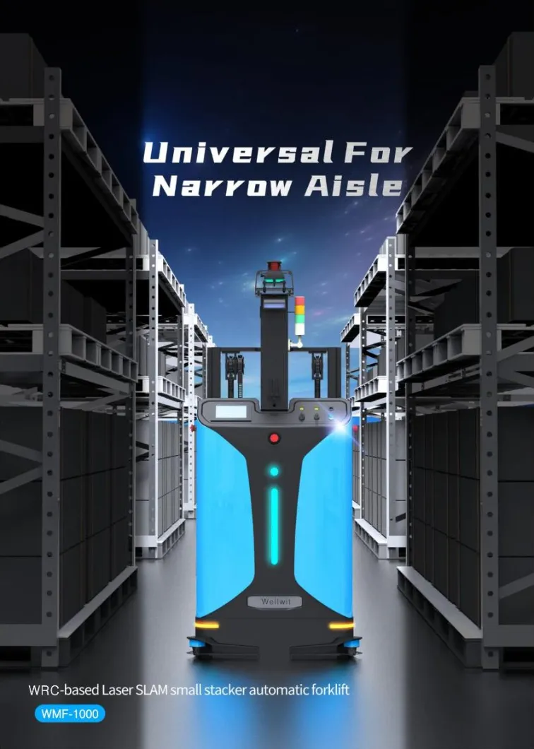 Electric Forklift Warehouse Automatic Stacker for Cayying Pallet
