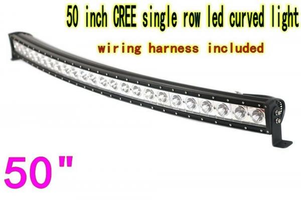 240watt Cree Curved Single Row LED Light bar with 50-Inch 240 Watts, LED Light Bars For Offroad ATV Trucks