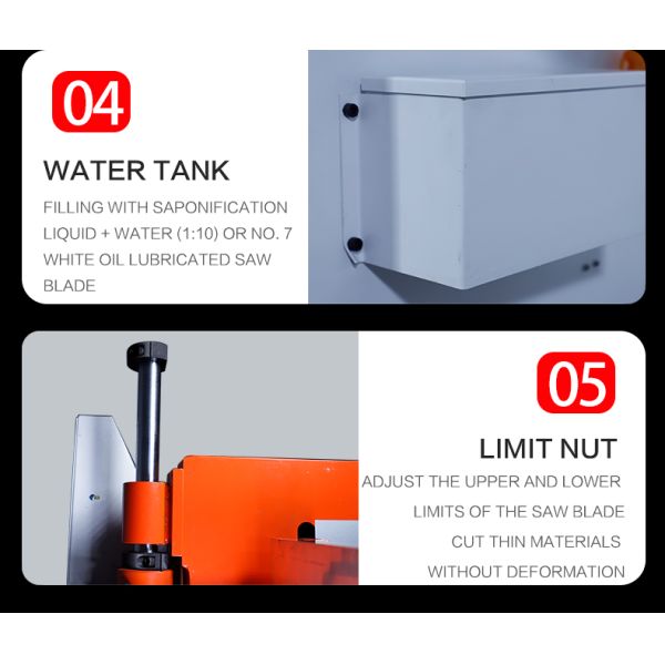 XS-455AL Automatic Aluminium Cutting Saw Machine for Construction Featuring Core Motor and Pump Components Hot Sale New Used