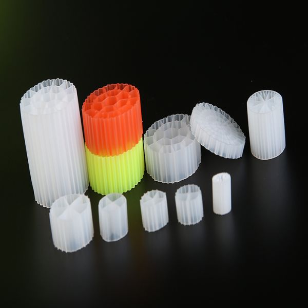 Colorul Plastic Biocell Filter Media Food Processing Super Decarburization