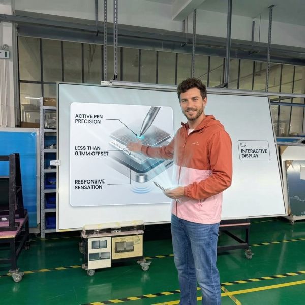 Iboard 75 Inch 4K Digital Whiteboard 20-Point IR Touch for Education & Collaboration