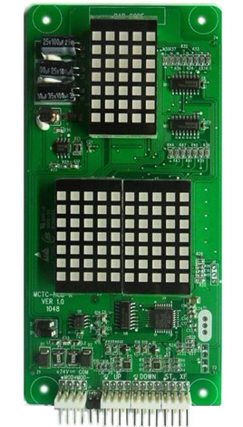 Voltage DC18 - 30V Elevator LCD Display Board 4.3' Size For Lift COP / LOP