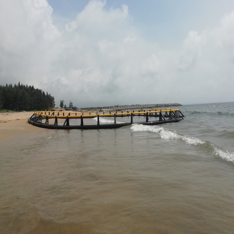 Split-type Round Fish Cage | Replaceable Netting for Multi-purpose Use