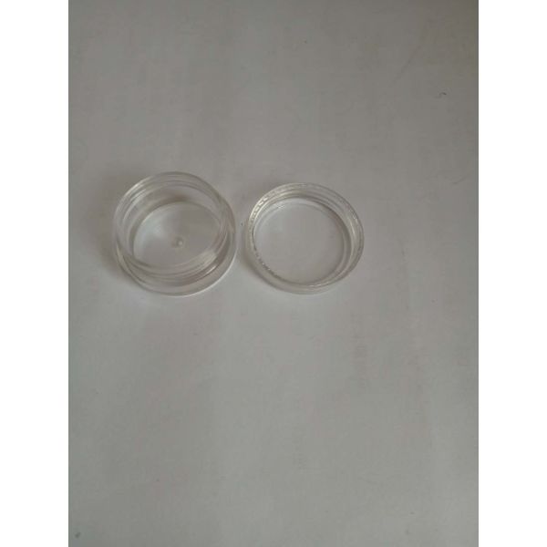Smooth 5ml Acrylic Concentrate Containers , Screw Top Plastic Concentrate Containers
